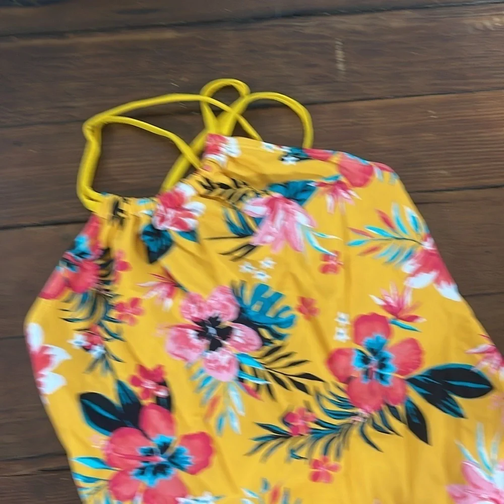 Kamu Hawaiian print swimsuit size 14